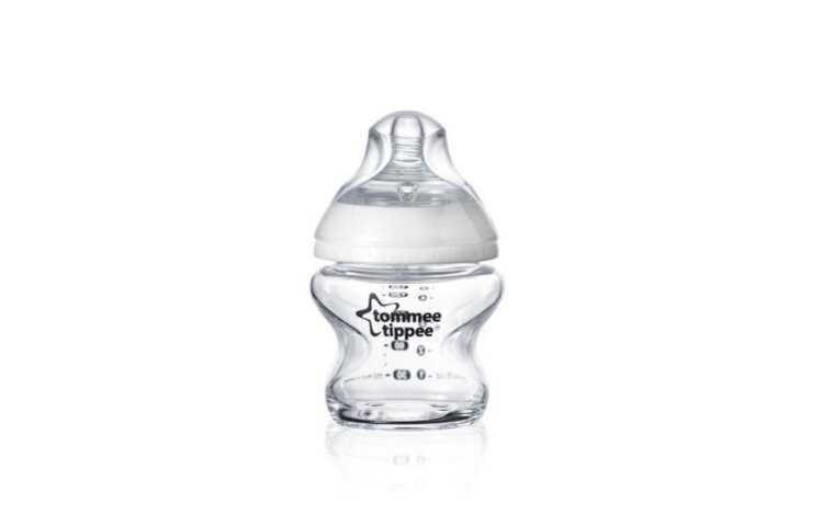 TOMMEE TIPPEE Kojenecká láhev C2N skleněná 150 ml 0m+