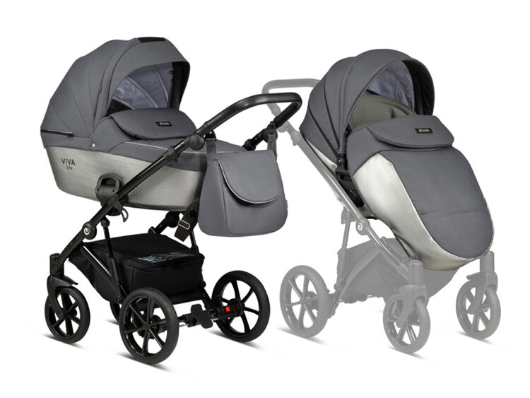 TUTIS Kočárek kombinovaný Viva Life III 2v1 Luxury Moonstone