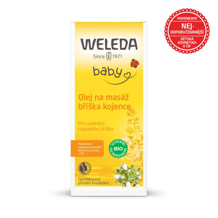 WELEDA Olej na masáž bříška kojence 50 ml