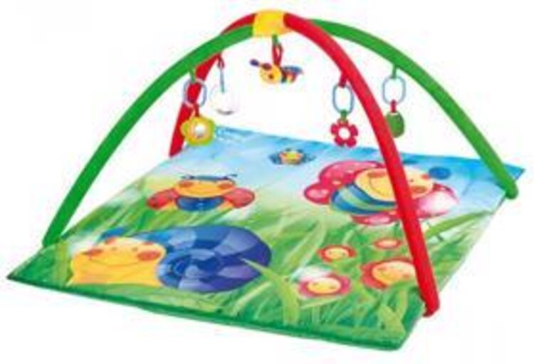 CANPOL BABIES Hrací deka s hrazdičkou Happy Garden
