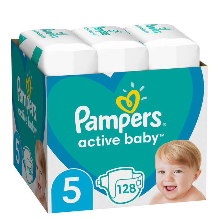 PAMPERS Active Baby plenky 5 (128 ks)