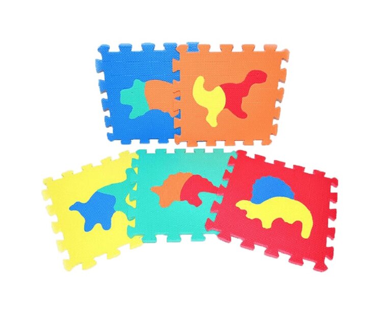 WIKY Puzzle pěnové Dinosauři 10 ks