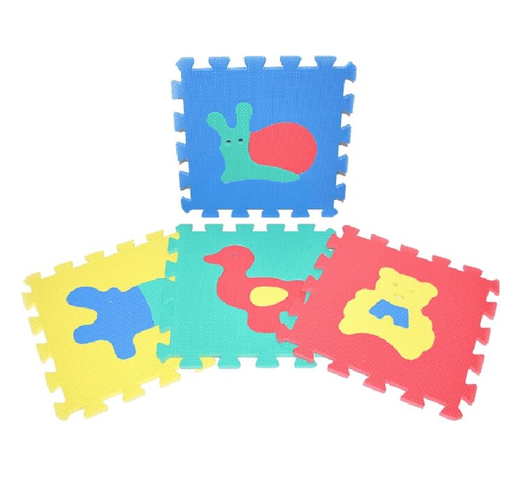 WIKY Puzzle pěnové Zvířata 10 ks