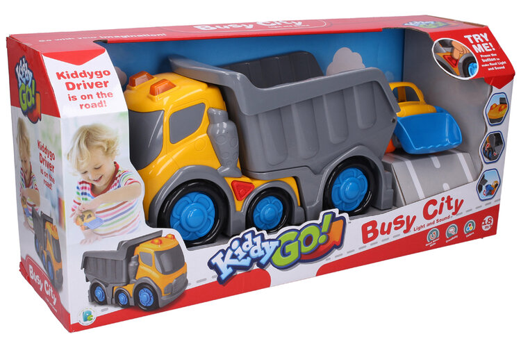 WIKY Kiddy Auto sklápěcí s efekty buldozer 13