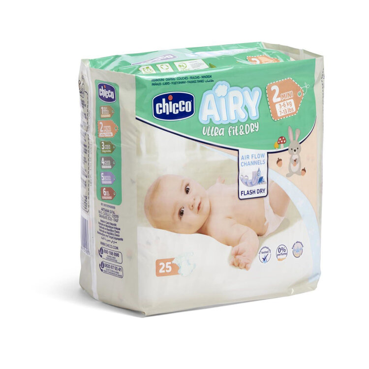 CHICCO Airy 2 Mini 3-6 kg 25 ks