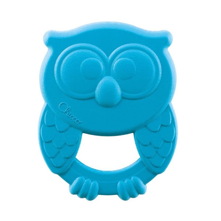 Chicco Kousátko Eco Sova Owly modrá