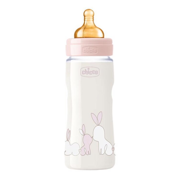 Chicco Láhev kojenecká Original Touch latex dívka V000924 330ml