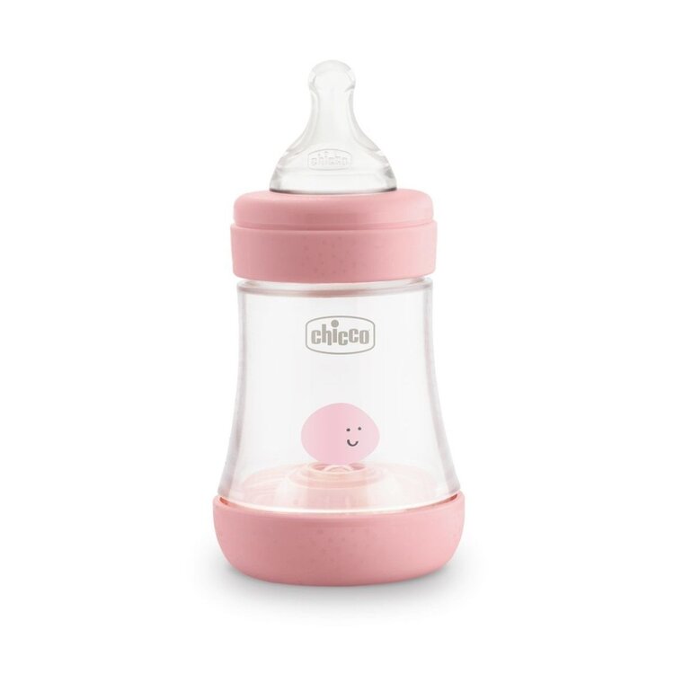 Chicco láhev kojenecká Perfect 5 silikon růžová 150 ml