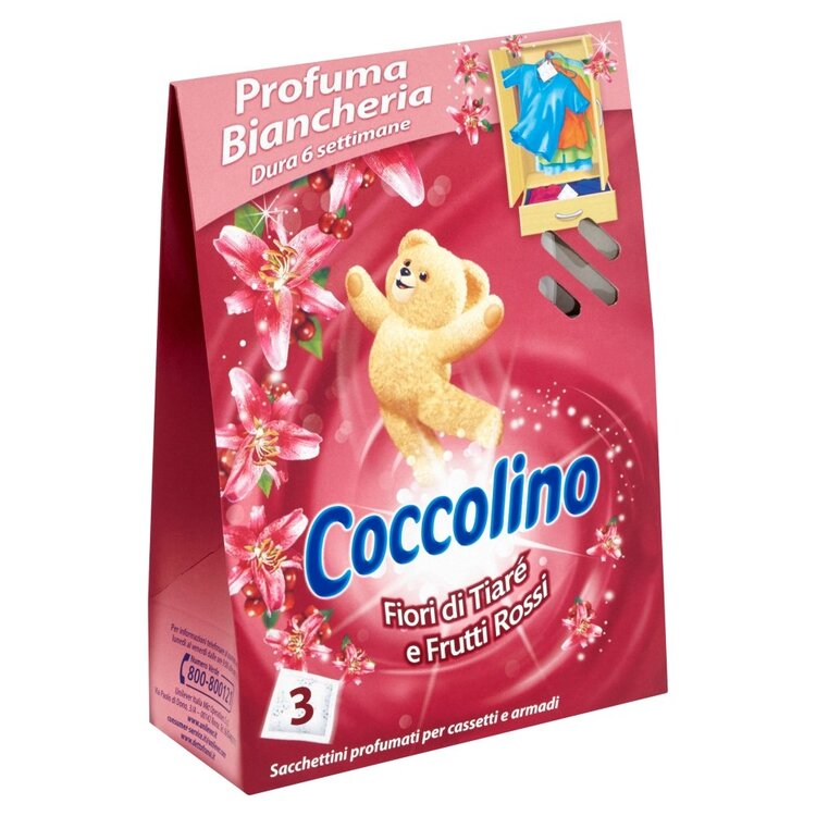 Coccolino vonné sáčky do skříně Tiaré 3 ks