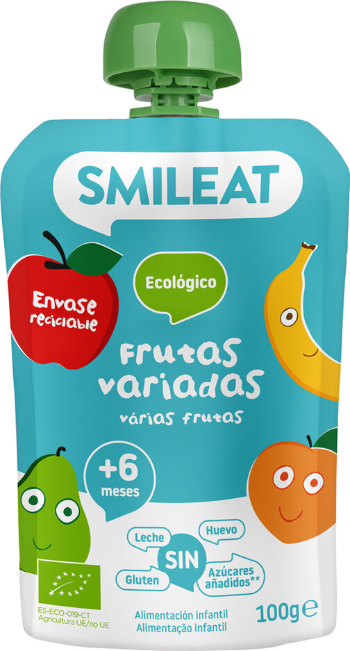 EXP: 19.03.2023 SMILEAT Organic kapsička s rozmanitým ovocem 100 g