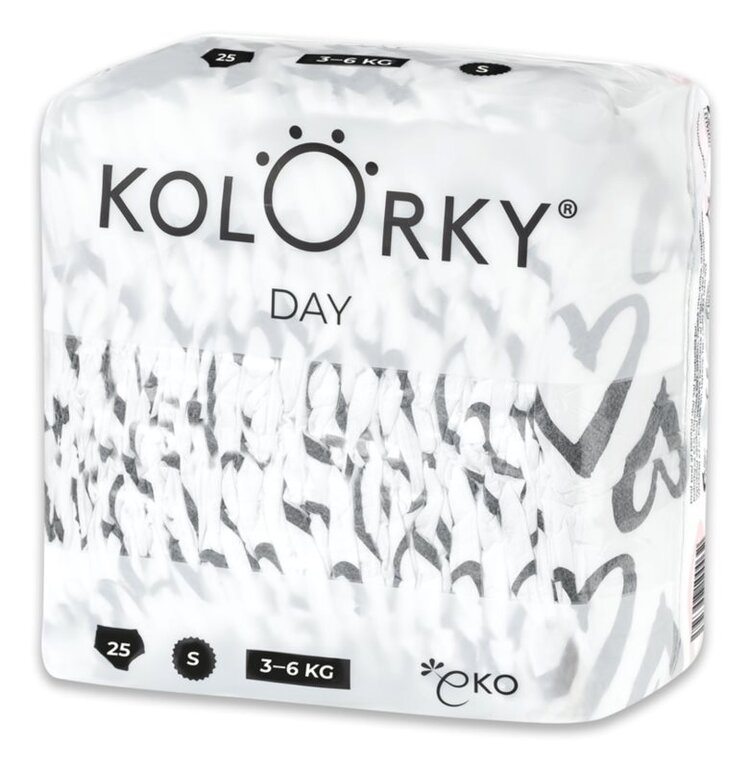 KOLORKY DAY srdce S 3-6 kg 25 ks