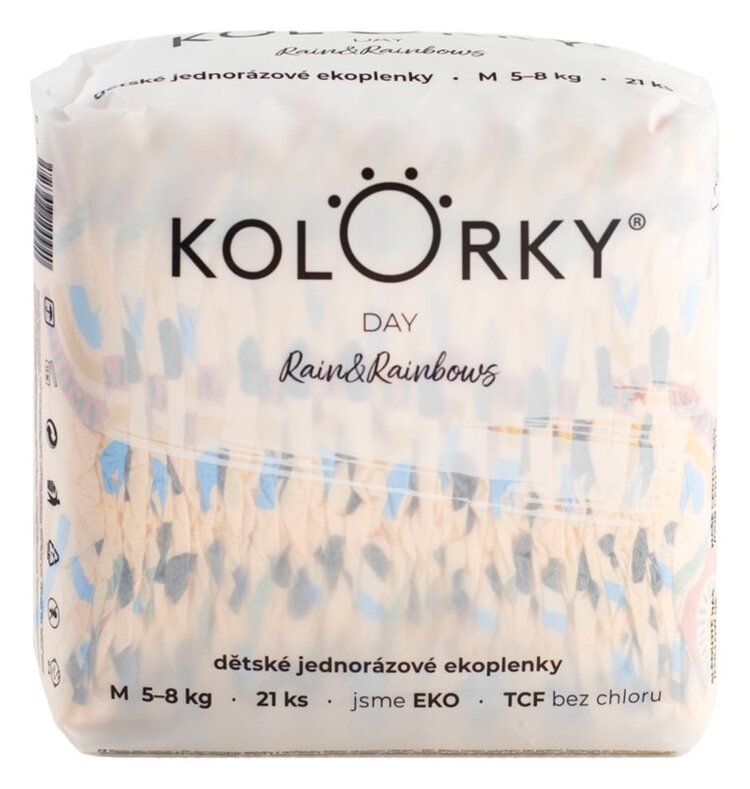 Kolorky Day Nature M 5-8 kg 21 ks