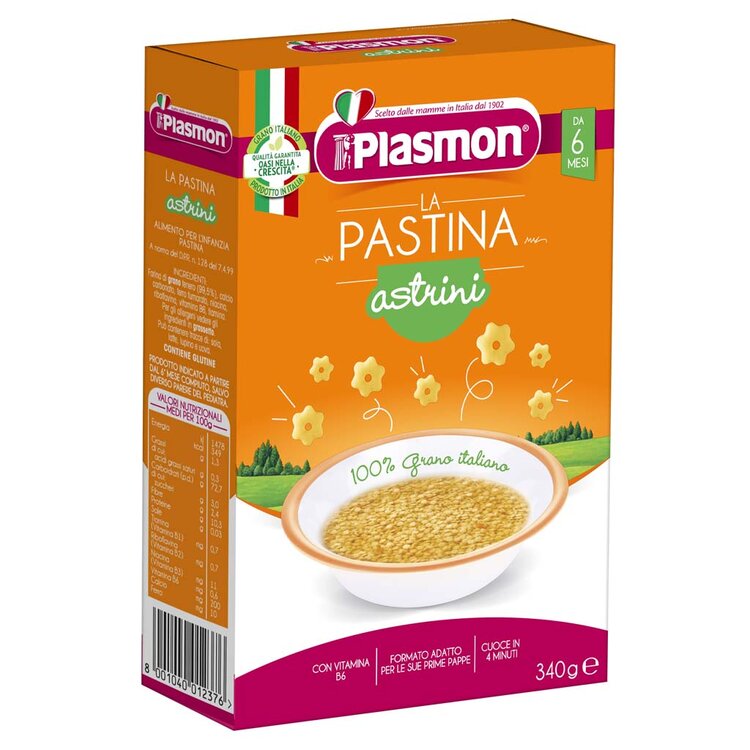 PLASMON Těstoviny pšeničné Astrini hvězdičky 340 g