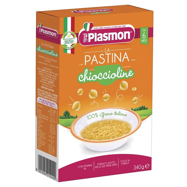 PLASMON Těstoviny pšeničné Chioccioline šnečci 340 g