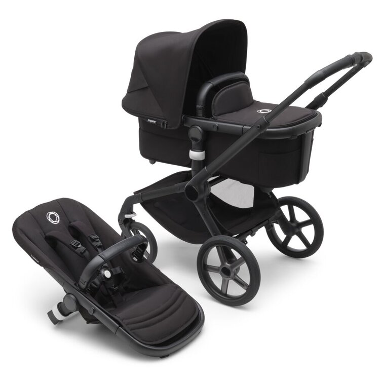 BUGABOO Kočárek kompletní Fox 5 Black/Midnight black-Midnight black