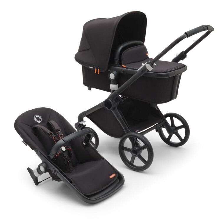 BUGABOO Kočárek kompletní Fox Cub Black/Midnight black-Midnight black