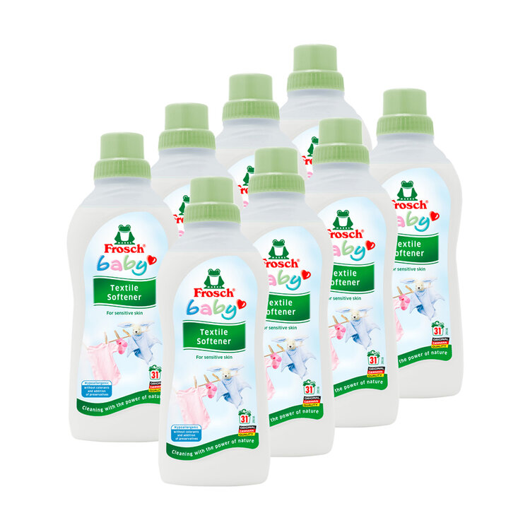 FROSCH EKO Baby Máchadlo hypoalergenní na kojenecké a dětské prádlo 8x750 ml