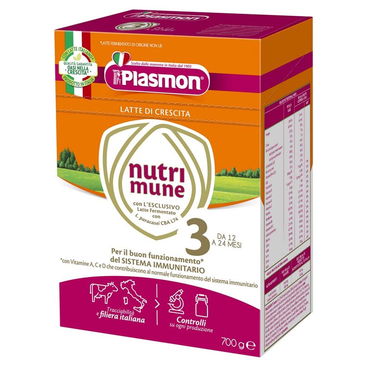 PLASMON Nutri-mune 3 batolecí mléko 2x350 g