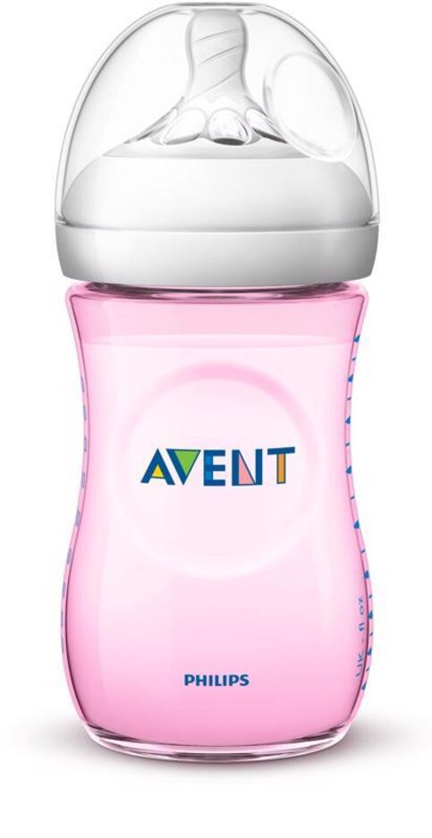 Philips Avent láhev Natural PP růžová 260ml