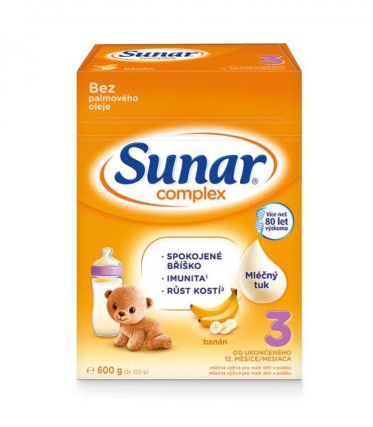 Sunar Complex 3 banán 600 g