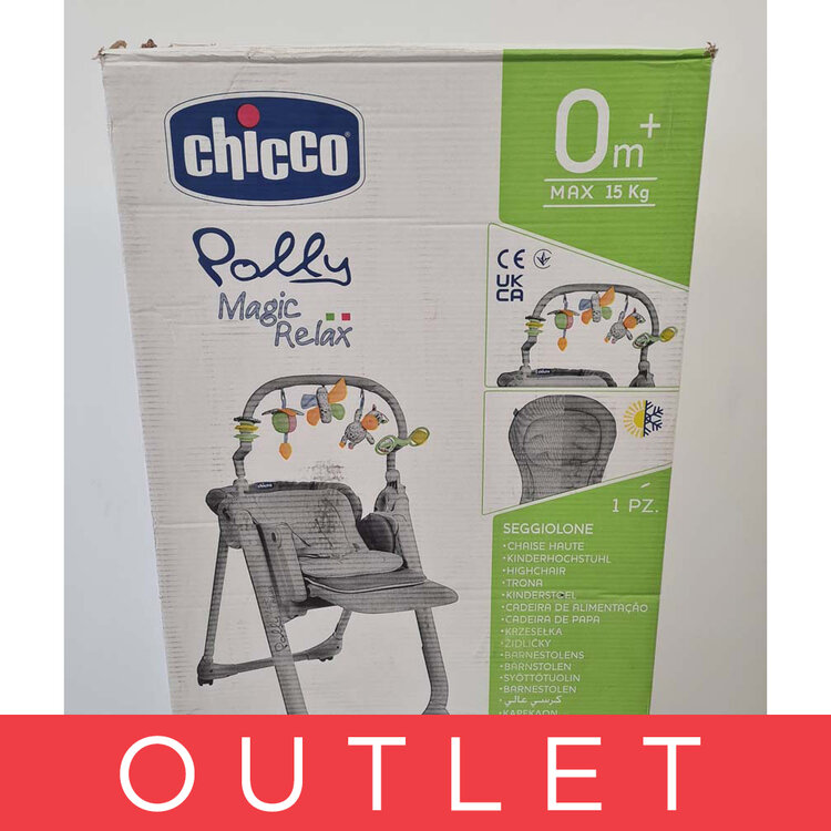 CHICCO Židle jídelní Polly Magic Relax - Graphite