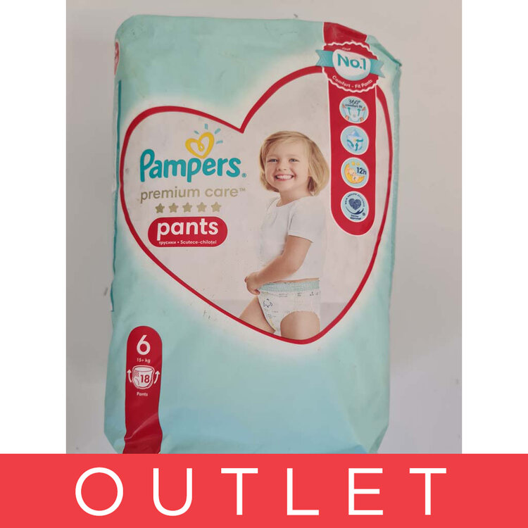 EXP: 01/2024 PAMPERS Premium Care Pants 6 MAXI (15+kg) 18 ks Carry Pack