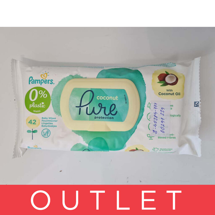 EXP: 30.04.2024 PAMPERS Dětské Čistící Ubrousky Coconut Pure 42 ks