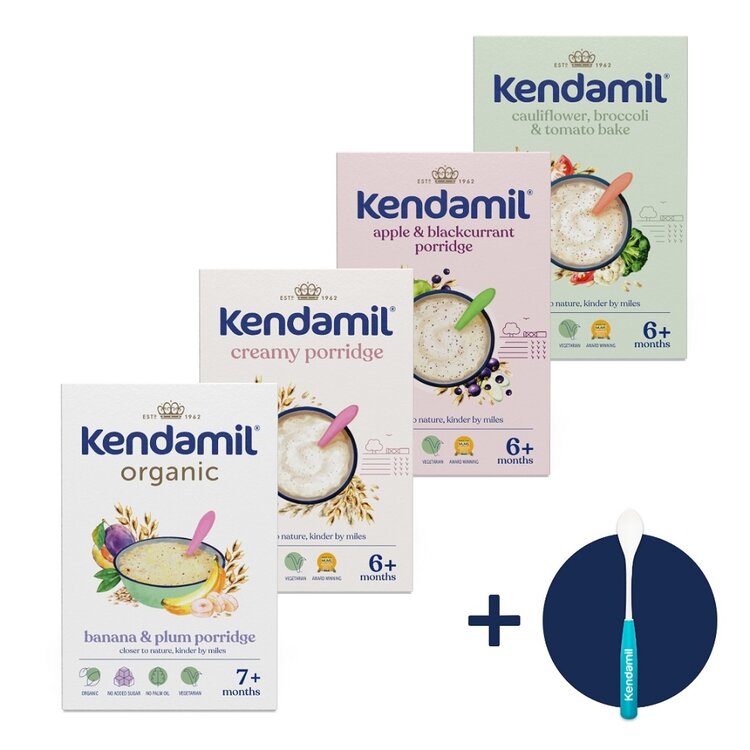 KENDAMIL Variace BIO a zeleninové kaše 4 x 150 g