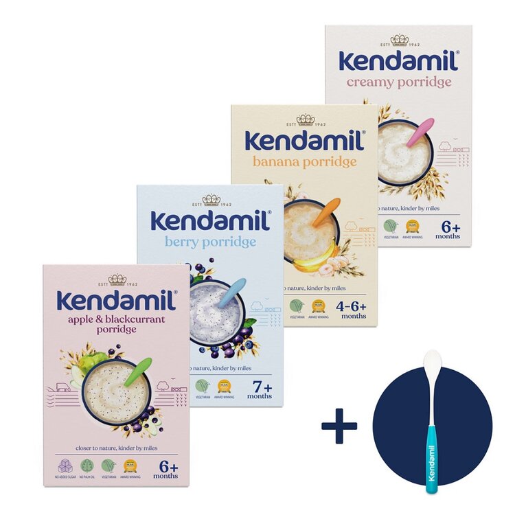 KENDAMIL Variace ovocných kaší 4 x 150 g