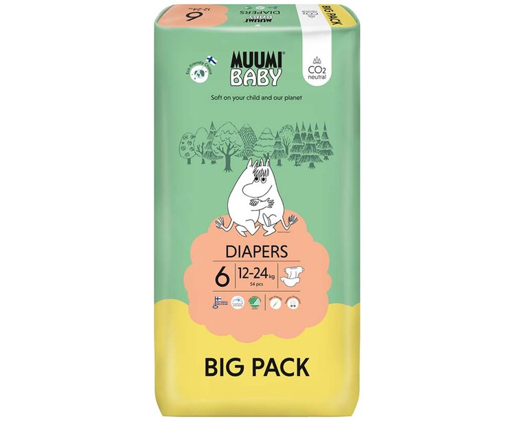 MUUMI Baby 6 Junior 12–24 kg (54 ks)