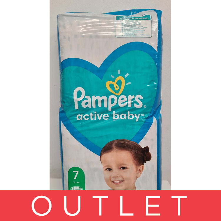 EXP: 06/2024 PAMPERS Active Baby Plenky jednorázové 7 (15 kg+) 58 ks