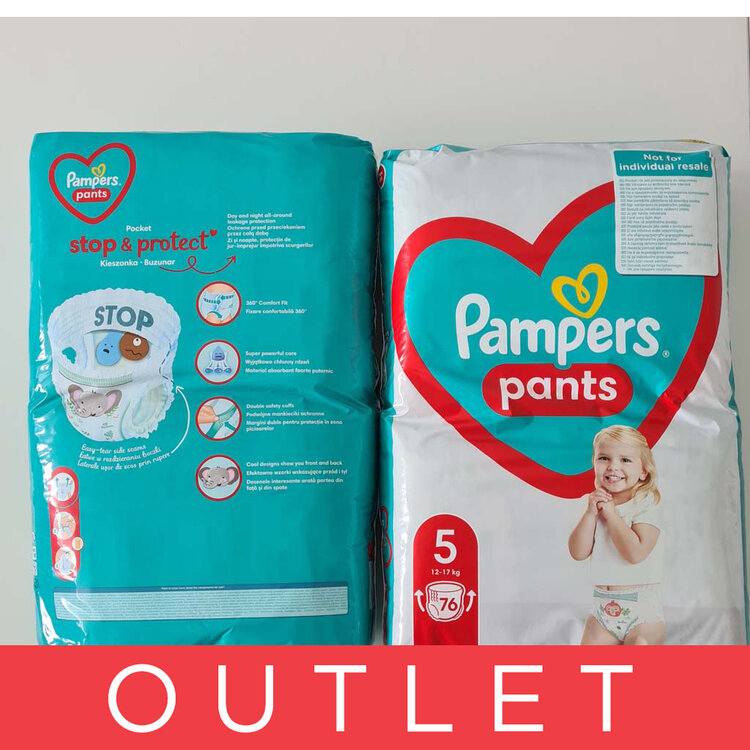 EXP: 1/2026 PAMPERS Activ Baby-Dry Pants Kalhotky plenkové jednorázové 5 (12-17 kg) 152 ks