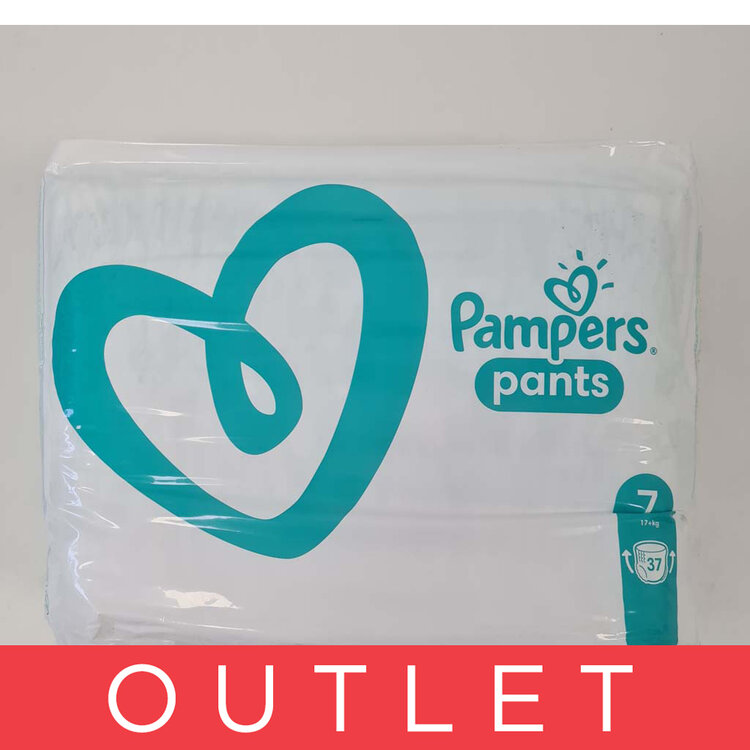 EXP: 12/2023 PAMPERS Pants 7 (17 kg+) 37 ks - plenkové kalhotky