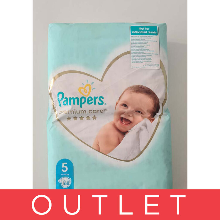 EXP: 9/2024 PAMPERS Premium Care 5 JUNIOR 68 ks (11-16 kg) - jednorázové pleny