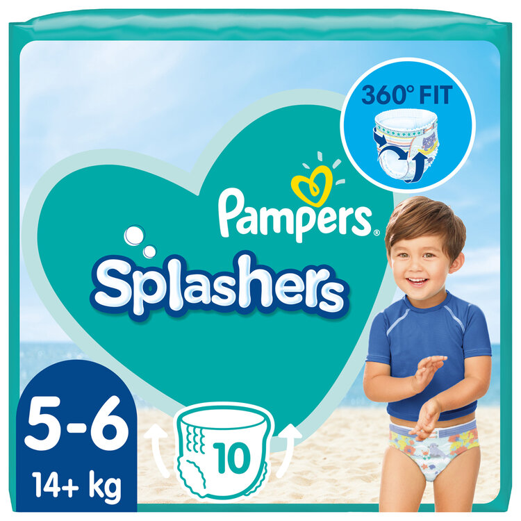 Pampers Splashers 14+ kg 10 ks