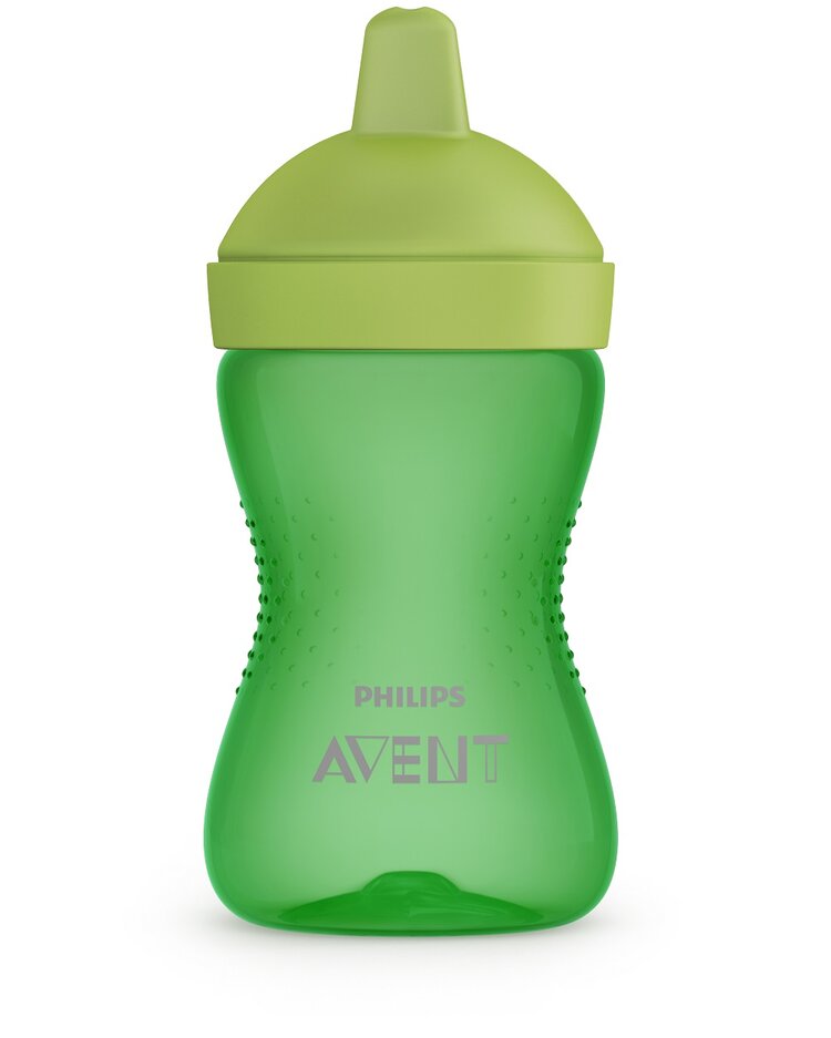 Avent netekoucí hrneček 300 ml tvrdá hubička zelená