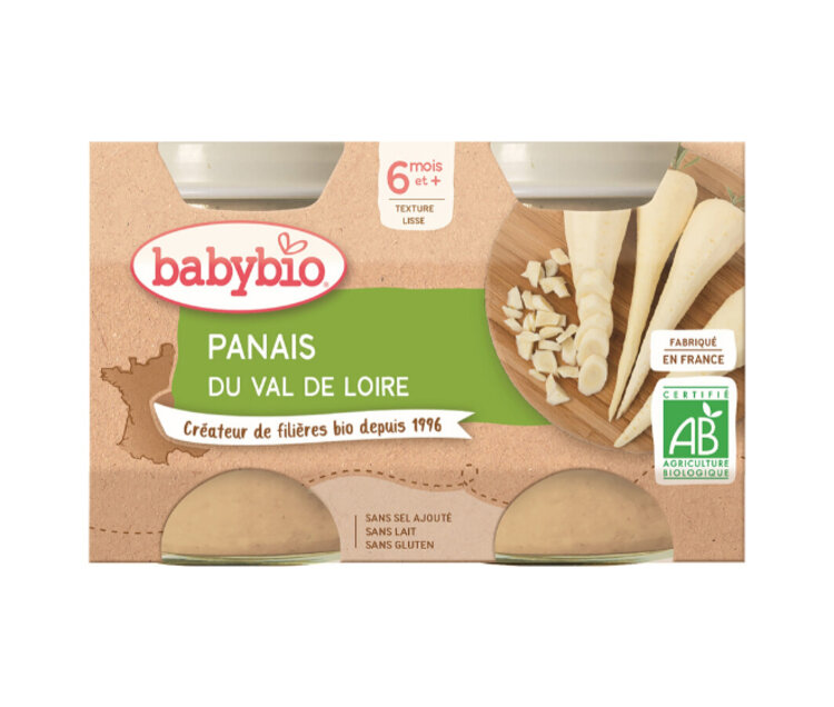 BABYBIO Příkrm pastinák 2x 130 g