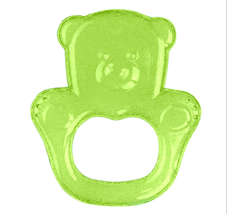 BABYONO Kousátko chladící medvěd zelená