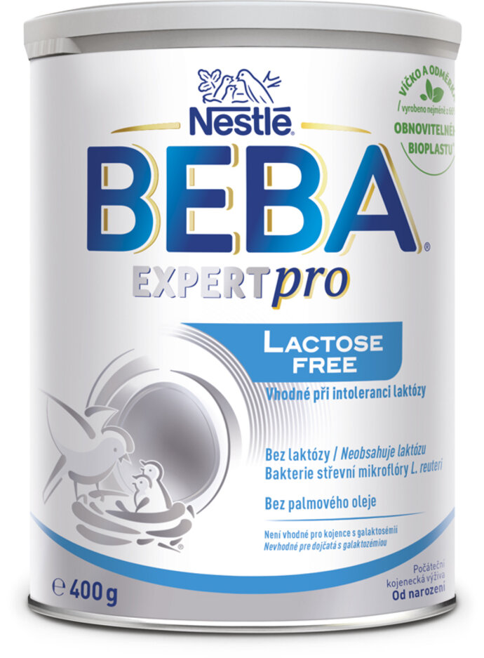BEBA EXPERTpro Lactose Free Výživa mléčná počáteční 400 g