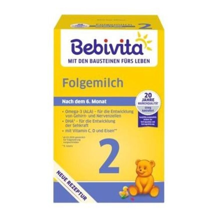 BEBIVITA Mléko 2 Instantní pokračovací mléčná výživa od uk. 6. měsíce