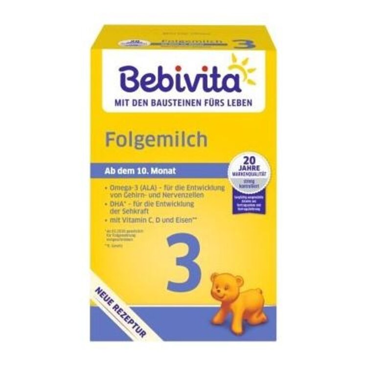 BEBIVITA Mléko 3 Instantní pokračovací mléčná výživa od uk. 9. měsíce