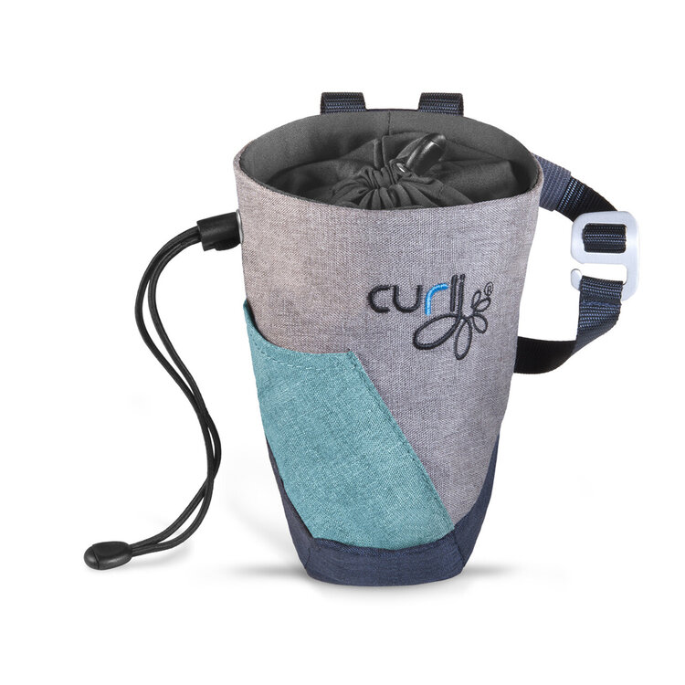 CURLI Kapsa na pamlsky pro psy Scuba Gray
