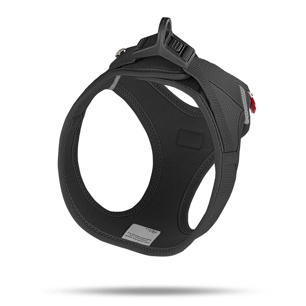 CURLI Postroj pro psy se sponou Air-Mesh Black 3XS