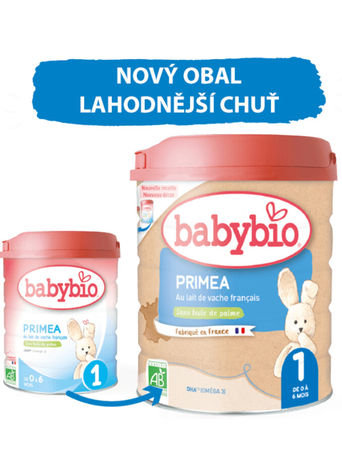 EXP: 05.07.2023 BABYBIO PRIMEA 1 kojenecké bio mléko (800 g)