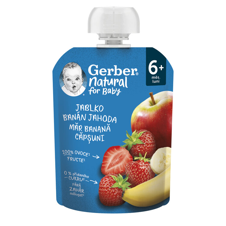 GERBER Natural kapsička jablko