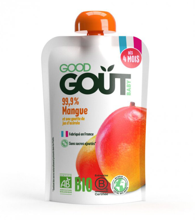 GOOD GOUT BIO Kapsička ovocná Mango 120 g