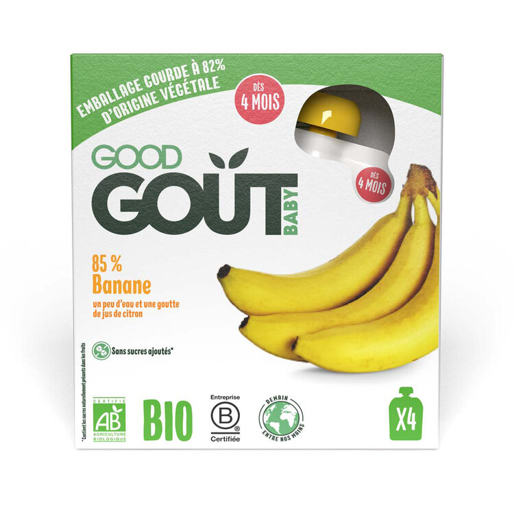 Good goout BIO Banán 4 x 85 g