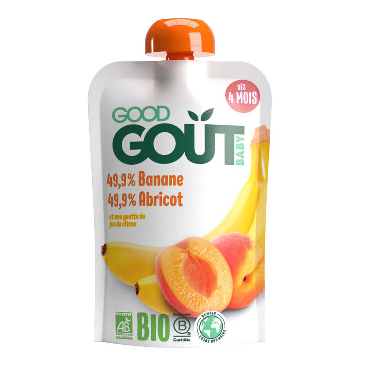 Good goout BIO Meruňka s banánem 120 g