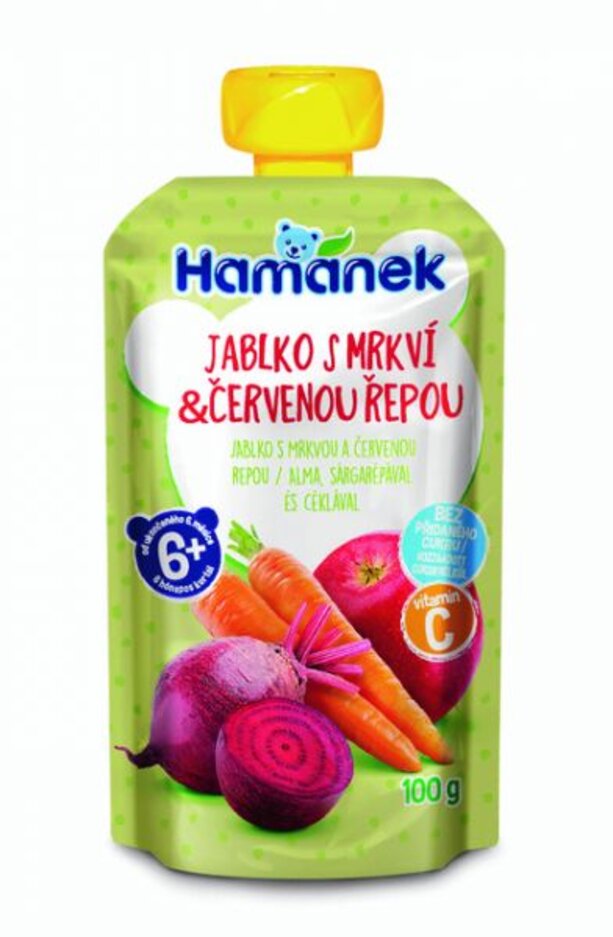 HAMÁNEK Jablko s mrkví & červenou řepou 100 g