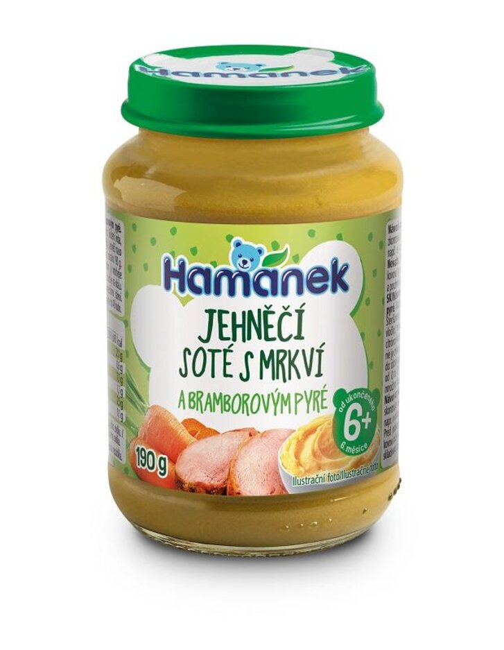 HAMÁNEK Jehněčí soté s mrkví a bramborovým 190 g